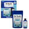 Dr Teal's Holiday Limited Edition Bath Gift Set | Epsom Salt Soak and Foaming Liquid, 14 oz Salt, 3 fl oz Bath (Fresh Minerals) view 1