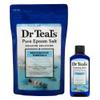 Dr Teal's Holiday Limited Edition Bath Gift Set | Epsom Salt Soak and Foaming Liquid, 14 oz Salt, 3 fl oz Bath (Fresh Minerals) view 2