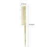 Barber Comb Aluminium Threaded Tail Comb, Suitable For Sectioning, Parting, Styling, And Texturising. Unisex Home And Salon Grooming Accessory view 2