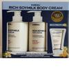 Mellow Vanilla KUNDAL Rich SoyMilk Body Cream 2 x 16.9oz + 1 x 1 view 1