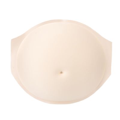 Gucagle Fake Belly Pregnancy Tummy Lightweight Breathable Self Adhesive Sponge Belly for Costume Cosplay Stage Props 14.6 x 12.2 x 7in