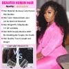 Burmese Curly 3 Bundles Water Wave Human Hair (16 18 20) 100% 12A Unprocessed Virgin Hair Bundles Deals Human Hair Extensions Spiral Curly End 3c4a Quick Weave Hair for Women Natural Black view 4
