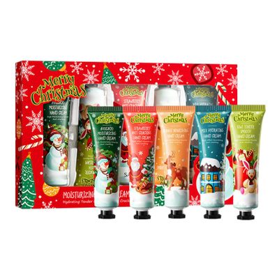 Aislor 5-pack Travel Hand Cream, Christmas Gifts Set, Moisturizing And Nourishing Lotion for Daily Hand Care, Dry Skin Relief in Cold Weather, for Women & Men Multicolor One Size