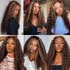 18 20 22Inch P430 Highlight Brown Bundles Highlight Water Wave Bundle Human Hair Double Weft 3 Bundles Hair Weave for Women300g/Pack view 2
