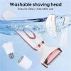 4 in 1 Painless Hair Removal Epilator Rechargeable Trimmer Women Body Razor Face Leg Armpit Bikini Pubic Shaver Hair Remover(A) view 3