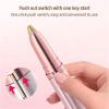 Electric Eyebrow Trimmer Security Hair Removal Eye Brow Epilator USB Charger Mini Shaper Shaver Hair Removal Painless Beauty(White) view 3