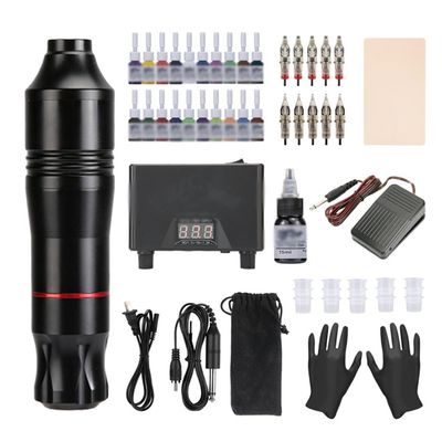 20 Color Motor Pen Set Tattoo Machine Power God Beginner Learning