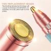 Electric Eyebrow Trimmer Facial Hair Remover Women's Shaver Makeup Products for Women Painless Safety USB Charging for All Body(Flowers) view 2