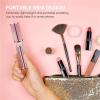 Electric Eyebrow Trimmer Facial Hair Remover Women's Shaver Makeup Products for Women Painless Safety USB Charging for All Body(Flowers) view 3