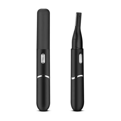 Electric Eyebrow Trimmer Automatic Womens Eye Brow Shaper Razor Face Hair Remover Women Eyebrow Shavers Pencil Pocketknife(Black)