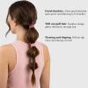 100PCS Hair Ties for Sports Yoga, Seamless Nylon Elastic Ponytail Holders for Thin/Thick Hair Stretchy Hair Bands Women Girls view 4