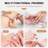 Cuticle Nipper,Hangnail Clipper Cuticle Trimmer Tweezer - Stainless Steel Precision Fingernails Toenails Nail Dead Skin Removal Tweezer Manicure Pedicure Tool for Foot Spa Salon Home view 4