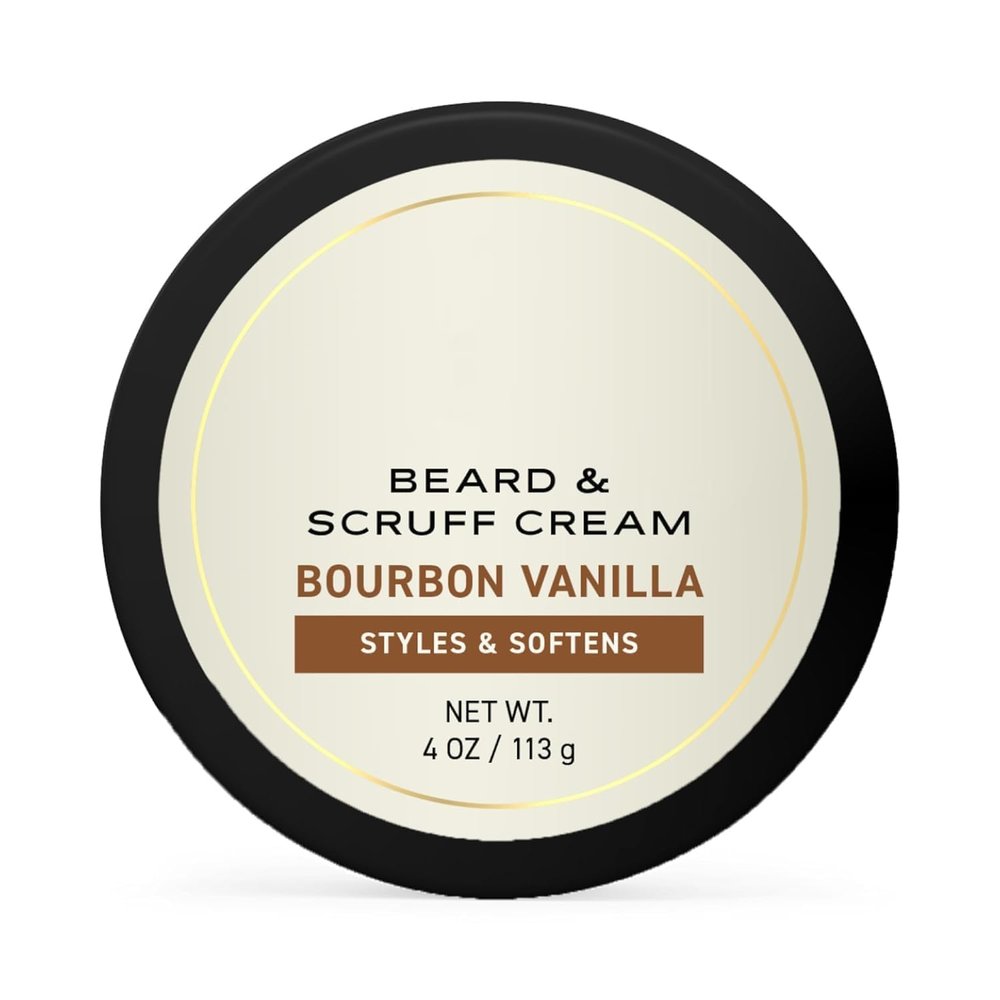 Beard & Scruff Cream, Bourbon Vanilla Scent 4 oz. (Pack of 1)