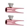 Floweringbeter Compact Aluminum Makeup Pencil Sharpener 2Pcs For Eyebrow And Lip Liners Travel Friendly With Metal Build view 3