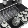 12-Bottle Manual Perfume Dispenser, Manual Liquid Filling Machine Transfer Tools Kit with 12 Scent Testing Cups, Adjustable Pumps, Desktop Liquid Filler for Studio Bar Stores view 3