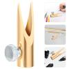 CIMAXIC Manual Metal Eyebrow Pencil Sharpener with Dual U-Shaped Slots for Eye Lip Pencils Thickness Smooth Sharpening Portable Design for Home and School Use view 4