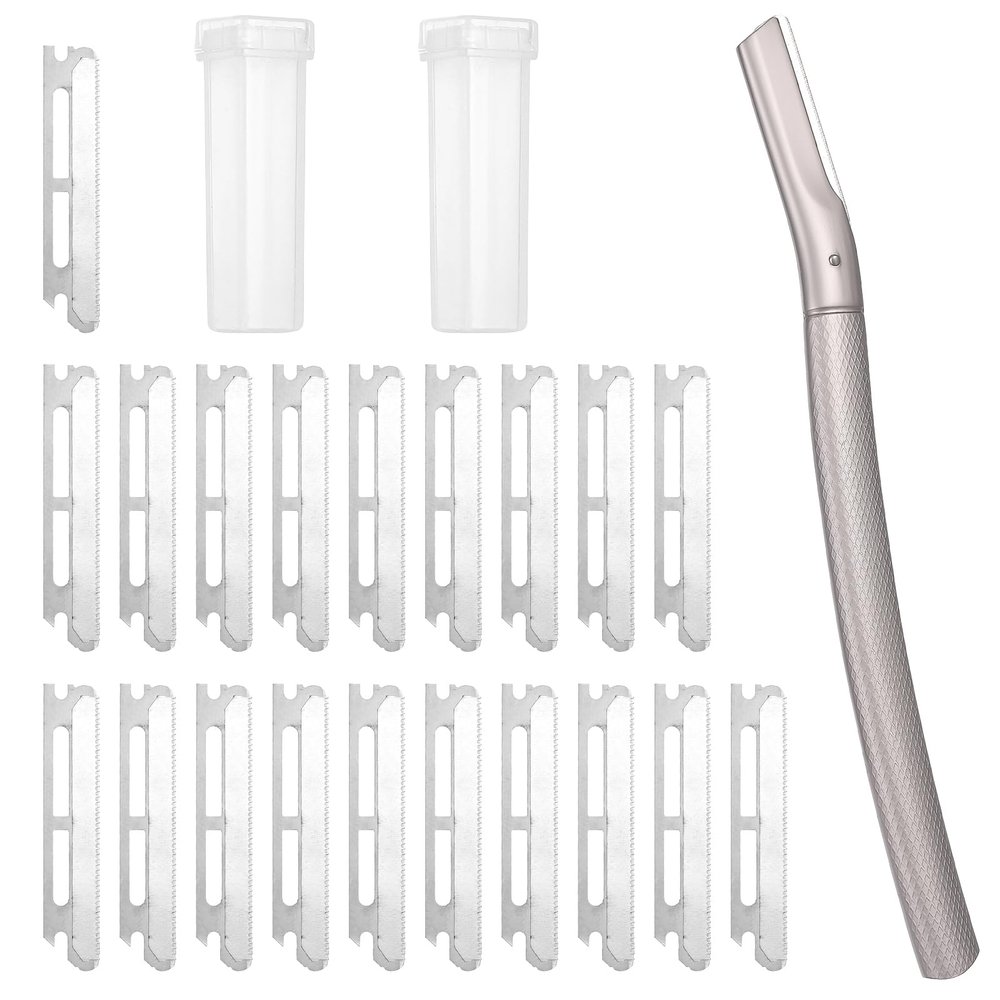 Professional Dermaplane Razor, Dermaplane Refills with 20 Blade for Women and Men