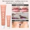 Women's facial hair removal cream,4 Min, 7 Days Smooth suitable for upper lip and chin hair removal, two in one, containing soothing cream, suitable for sensitive skin (3pcs) view 4