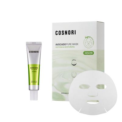 COSNORI Avocado Eye & Mask Care Set - Nourishing Avocado Duo that hydrates, and revitalizes tired eyes and skin.