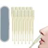 2 in 1 Manual Nasal Hair Trimmer, 360 Rotating Nose Hair Remover for Men Women, Portable Travel Essentials Precision Painless Ear Nose Grooming Tool (12) view 1