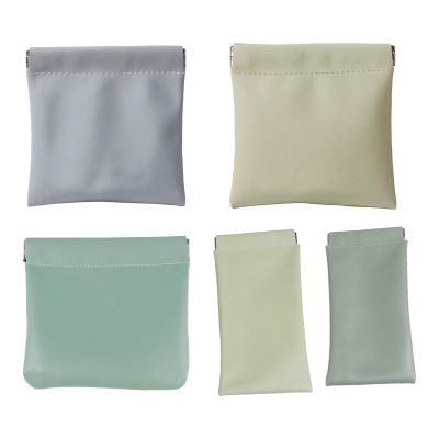AOSAIXIS PU Leather Makeup Bag With Snaps Closure, Ergonomic Travel Cosmetic Organizers For Gym And Daily Use,Practical PU Leather Toiletry Pouch, Portable Cosmetic Bags For Women