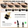 EverGlider Silver Gel Eyeliner Pencil, Waterproof Metallic Eye Liner Crayon for Highlighting & Bold Eye Looks, Creamy Long-Lasting Silvers Makeup Stick for Party & Costume Makeup (01# Silver) view 3
