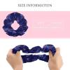 BSUYGET Glitter Neon Purple Dragonfl Dragonflies Hair Scrunchies for Women Elastic Hair Bands Fashion Ponytail Ties Rope Headwear Accessories view 2