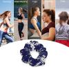 BSUYGET Winter Navy Snowflakes Christmas Hair Scrunchies for Women Elastic Hair Bands Fashion Ponytail Ties Rope Headwear Accessories view 3