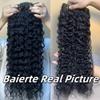 Water Wave Human Hair Bundles 18 20 22 24 Inch 12A Raw Bundles Silky Soft Wet And Wavy Water Wave Bundles For Women Natural Black Color view 2