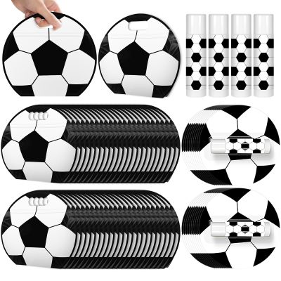 24pcs Soccer Snack Bags & 24 Pack Soccer Lip Balm