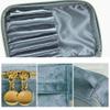 1 Pcs Large Portable Cosmetic Bag,Cute Travel Makeup Bag Velvet Travel Cosmetic Bags Makeup Brushes Accessories For Woman Men-Purple view 2