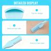 2-in-1 Nasal Hair Cutter, 360 Rotating Double Sided Nose Hair Removal Tool Mini Noses Hairs Removers Tools Nose Hair Clipper with Ear Picker for Women and Men (Green, 12pcs) view 3