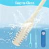 2-in-1 Nasal Hair Cutter, 360 Rotating Double Sided Nose Hair Removal Tool Mini Noses Hairs Removers Tools Nose Hair Clipper with Ear Picker for Women and Men (Green, 12pcs) view 4