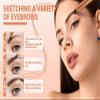 2 PCS Waterproof Four-tip Beard and Eyebrow Pen, 2026 New 4D Microblading Eyebrow Pencil, Natural Gap Filling Eyebrow Makeup Long-Lasting Fine Stroke Eyebrow Pencils for Women (Light brown) view 4