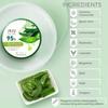 THE FACE.SHOP Aloe Fresh Soothing Gel 3-in-1 | Non-Sticky Transparent Gel for Skin, Face, Body & Hair | Calms Irritation, Hydrates, Reduces Dark Spots & Acne | Multi-Purpose Daily Care | 300ml view 4