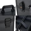 APSEQR Makeup Bag Cosmetic Case, Portable Cosmetic Box Multi-Layer Professional Makeup Organizer with Aluminum Frame, Dividers, Drawer, Lockable, Spacious for Beauty Professionals and view 4