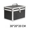 APSEQR makeup bag cosmetic case, portable cosmetic box Durable Travel Size Professional Makeup Organizer Case with Aluminium Frame, Lockable Drawer, Dividers for Beauty Professionals, view 2