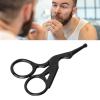 TARSHYRY Nose Hair Scissors, Stainless Steel Black Cranes Shaped Rounded Tip Scissor for Trimming Eyebrows Eyelashes and Facial Hair, with Protective Design (Crane Shaped Rounded Tip Scissors) view 3