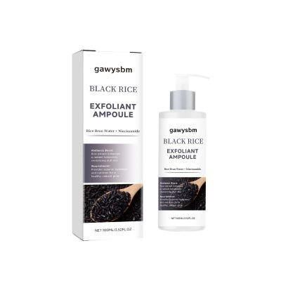 Peel Shot Glow Rice Ampoule Duo, Black and White Rice Peeling, Soft Rice Exfoliating Face & Body Scrub, Gentle Peel & Deep Hydration, Rice Exfoliant Serum (White Rice, 7.04 FL.OZ)