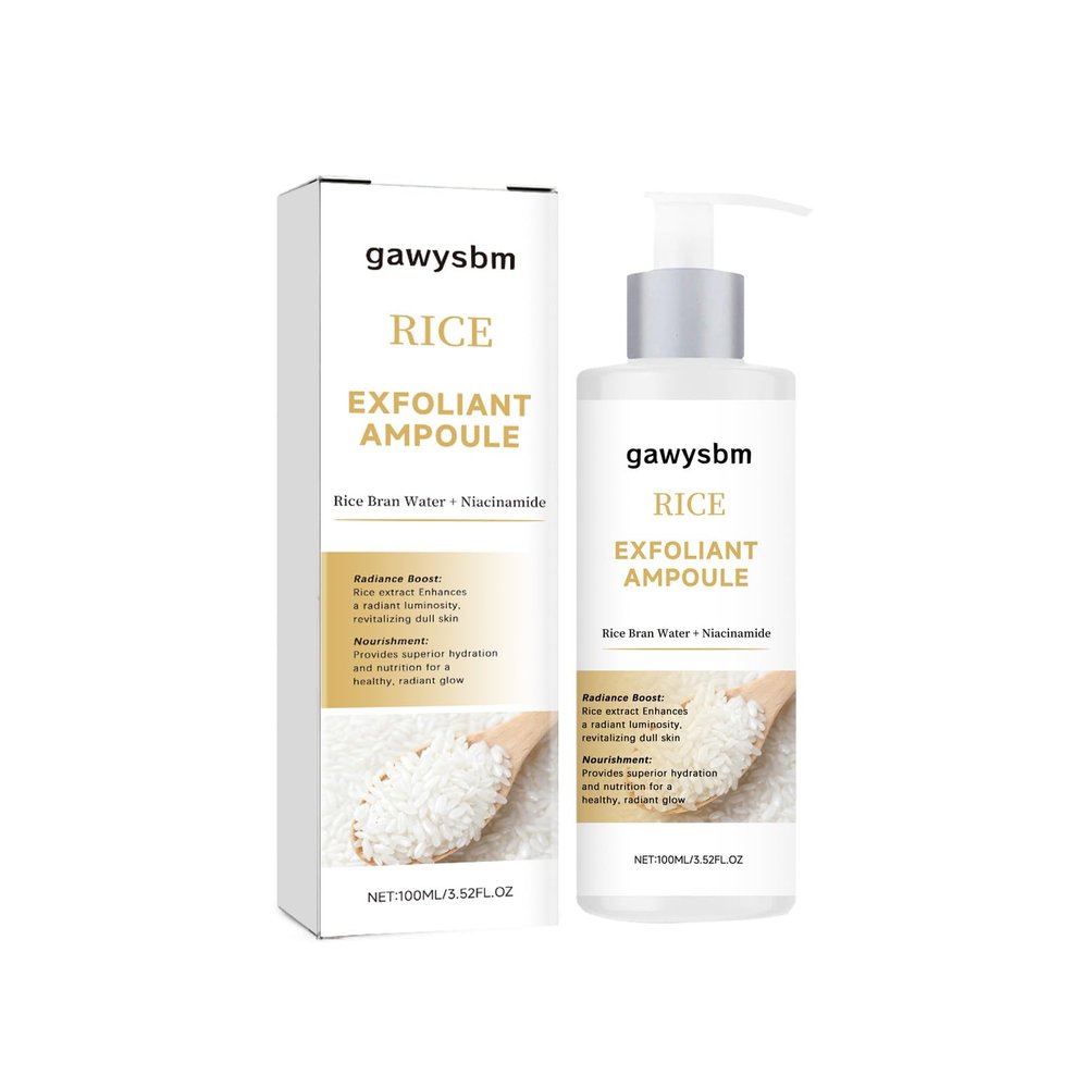 Peel Shot Glow Rice Ampoule Duo, Black and White Rice Peeling, Soft Rice Exfoliating Face & Body Scrub, Gentle Peel & Deep Hydration, Rice Exfoliant Serum (Black Rice, 7.04 FL.OZ)