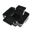 APSEQR Makeup Bag Cosmetic Case, Portable Cosmetic Box Aluminum Frame Professional Makeup Organizer With Drawers, Lockable Multi-Layer Storage Compartment for Beauty Professionals, Travelers view 4