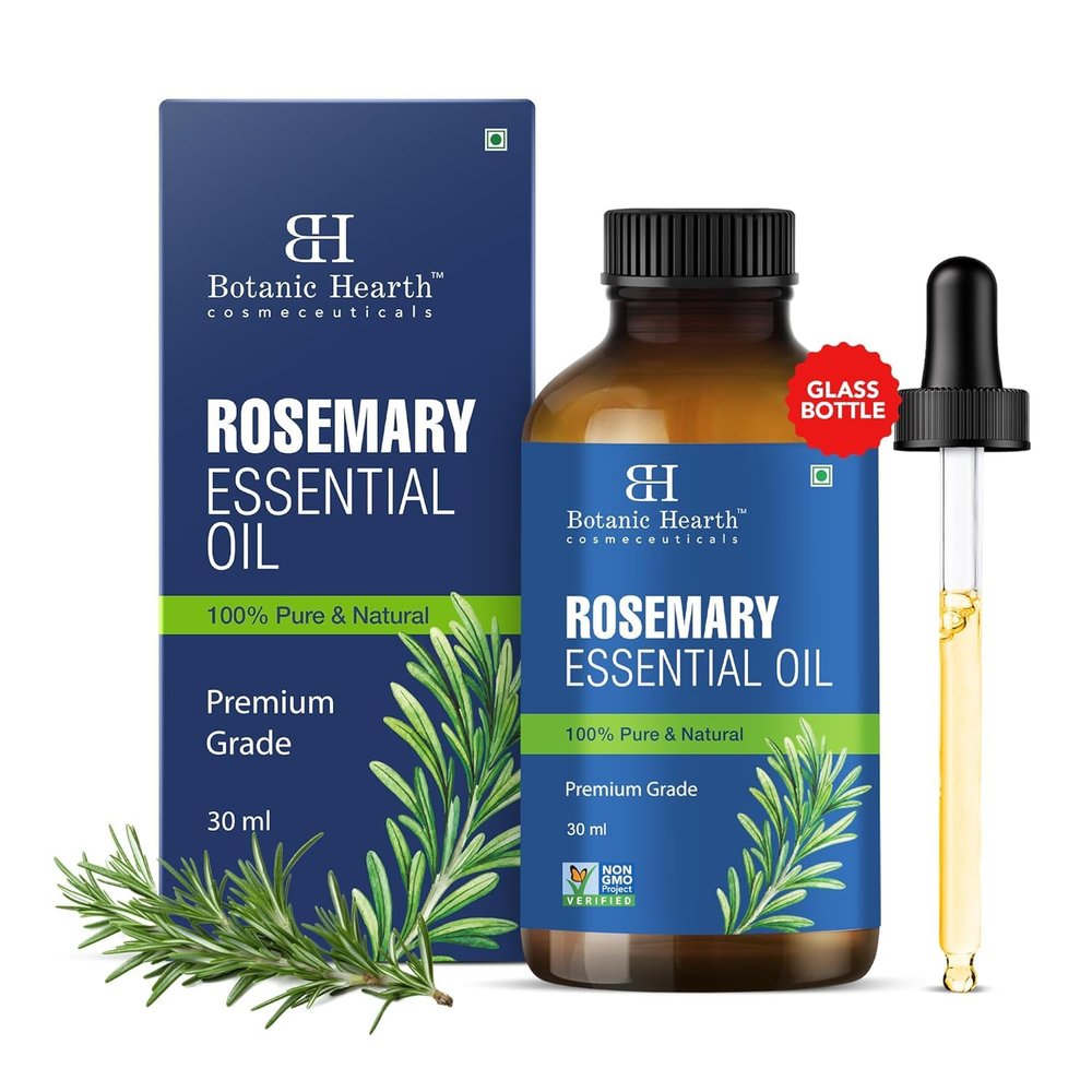 Rosemary Essential Oil for Hair Growth, Hair Fall Control and Nourishment, | Clinically Tested & 100% Pure, Natural, | 30ml