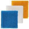 Alomejor Body Scrubber, Long Bath Washcloth with 40 Inch Length Unique Structure and Soft Knots Bath Sponge for Body Washing and Skin Care (Blue,White,Yellow) view 1