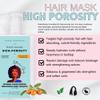 Ethnic Gals High Porosity Hair Mask - Deep Moisture & Repair Treatment for Curly, Coily, Dry Hair with Shea Butter & Argan Oil, Restores Softness & Shine, 9.5 fl oz (280ml) view 2