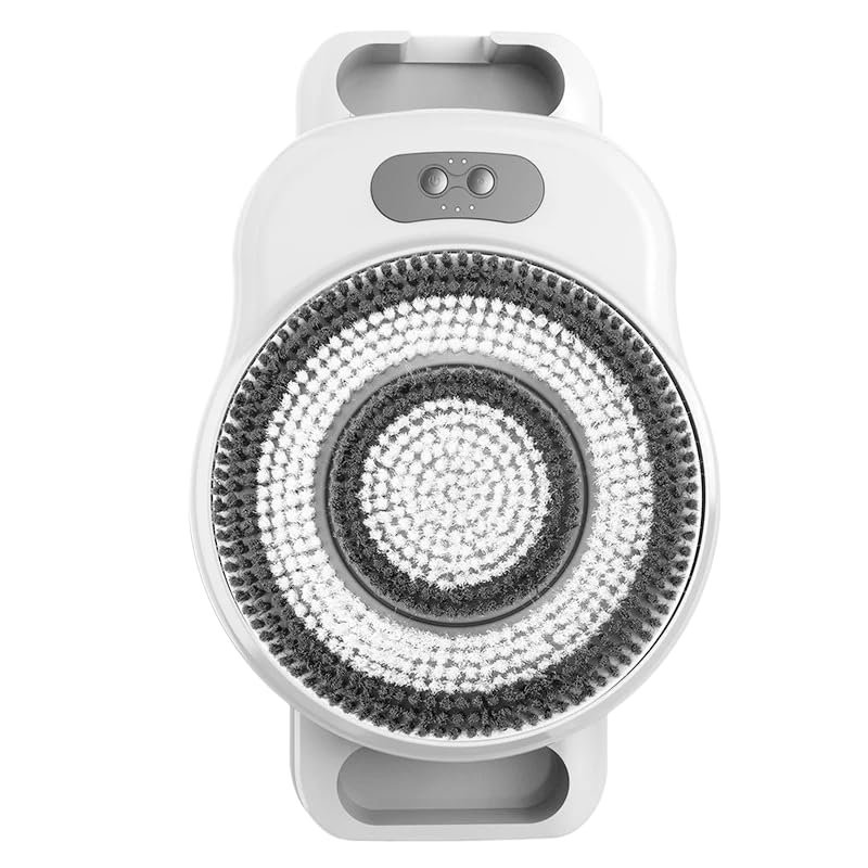 Electric Bath Scrubber, 3 Adjustable Speeds, Full Body Use, Wall-Mounted Design, Electric Rotation (Q1 Ordinary Model)