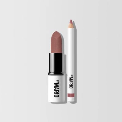 Lip Lift Kit - Hydrating, Plumping, and Smoothing Lip Treatment Set for Fuller, Soft, and Glossy Lips, Smoothing & Softening, Travel-Friendly Kit - Color: Mauve Nude (Erin & Smokey Pink)