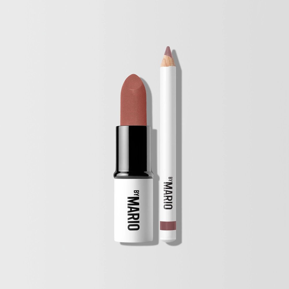 Lip Lift Kit - Hydrating, Plumping, and Smoothing Lip Treatment Set for Fuller, Soft, and Glossy Lips, Smoothing & Softening, Travel-Friendly Kit - Color: Pink Nude (Sam & Hugh)