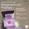 Aromasong RAW Magnesium Bath Flakes with 100% Natural Lavender, 12 Lb. Bulk Muscle Relaxing Organic Salts Mg Chloride, Mineral Soak Salt. view 2