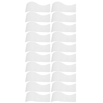 KITCHENKARATLY 20pcs Plastic Wax Spatula for Facial and Body Hair Removal - Non-Stick Depilatory Cream Applicator Mini Waxing Spatulas for Face