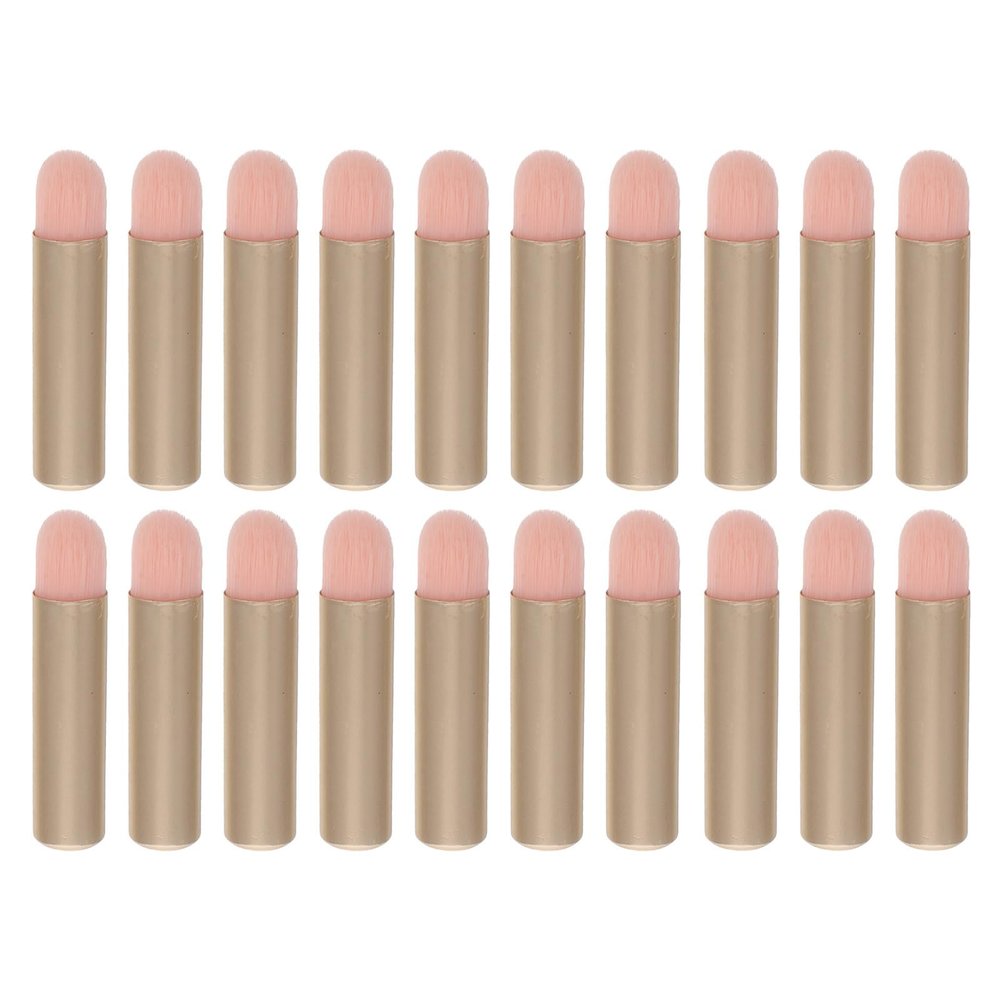IDEANATEGRATE 20pcs Mini Makeup Brushes: Travel Size Lip Brush Eyeshadow Applicator Concealer Precise Cosmetic Applicator for Daily Trips